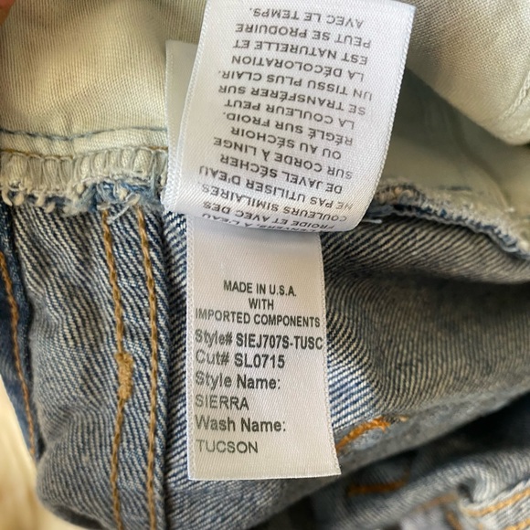 SLVRLAKE Sierra high waist straight leg jeans in Tucson Size 28 MSRP $299 - Picture 8 of 8